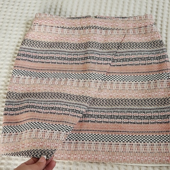LOFT Dresses & Skirts - Knit Mini skirt In a faux wrap 4 feminine barbiecore Glam y2k Feminine Sexy